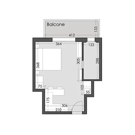 Monolocale Con Terrazzo *